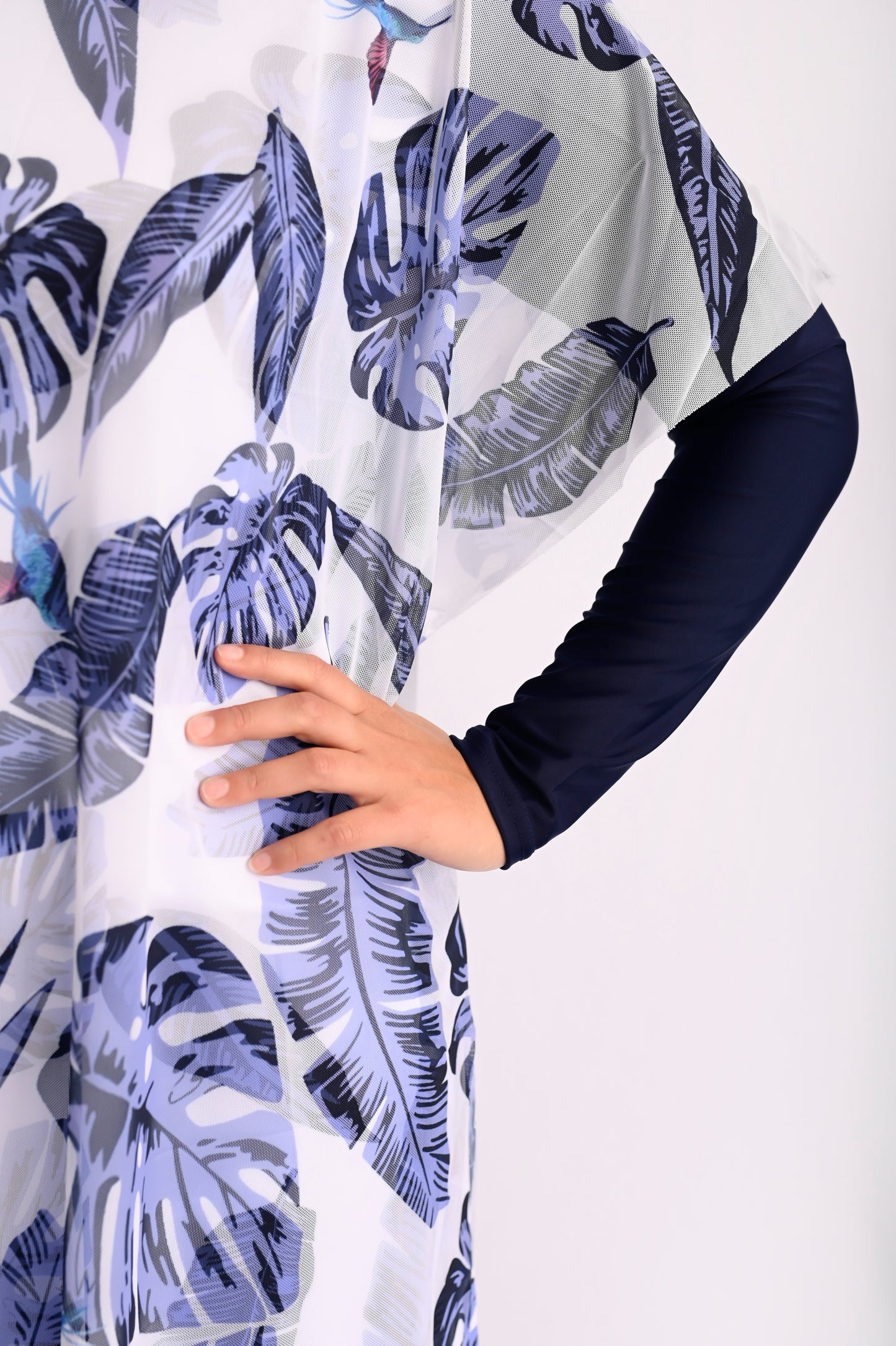 Hummingbird Paradise Hijab Swimsuit Set