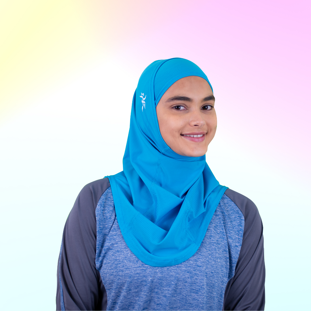 Baby Blue Dashing Duo Sports Hijab