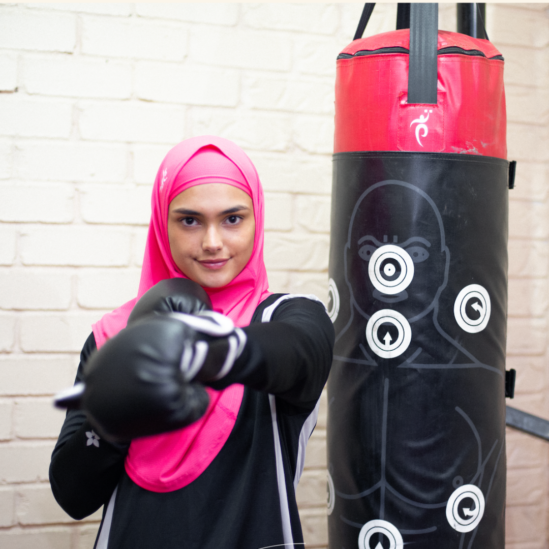 Pink Dashing Duo Sports Hijab