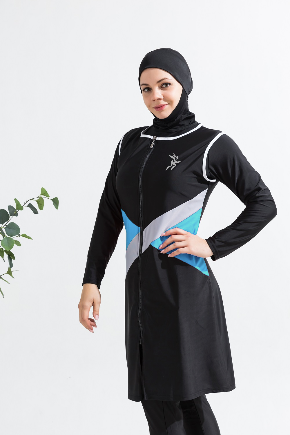 Aqua Flex Layered 4-piece Modest Swimwear Set