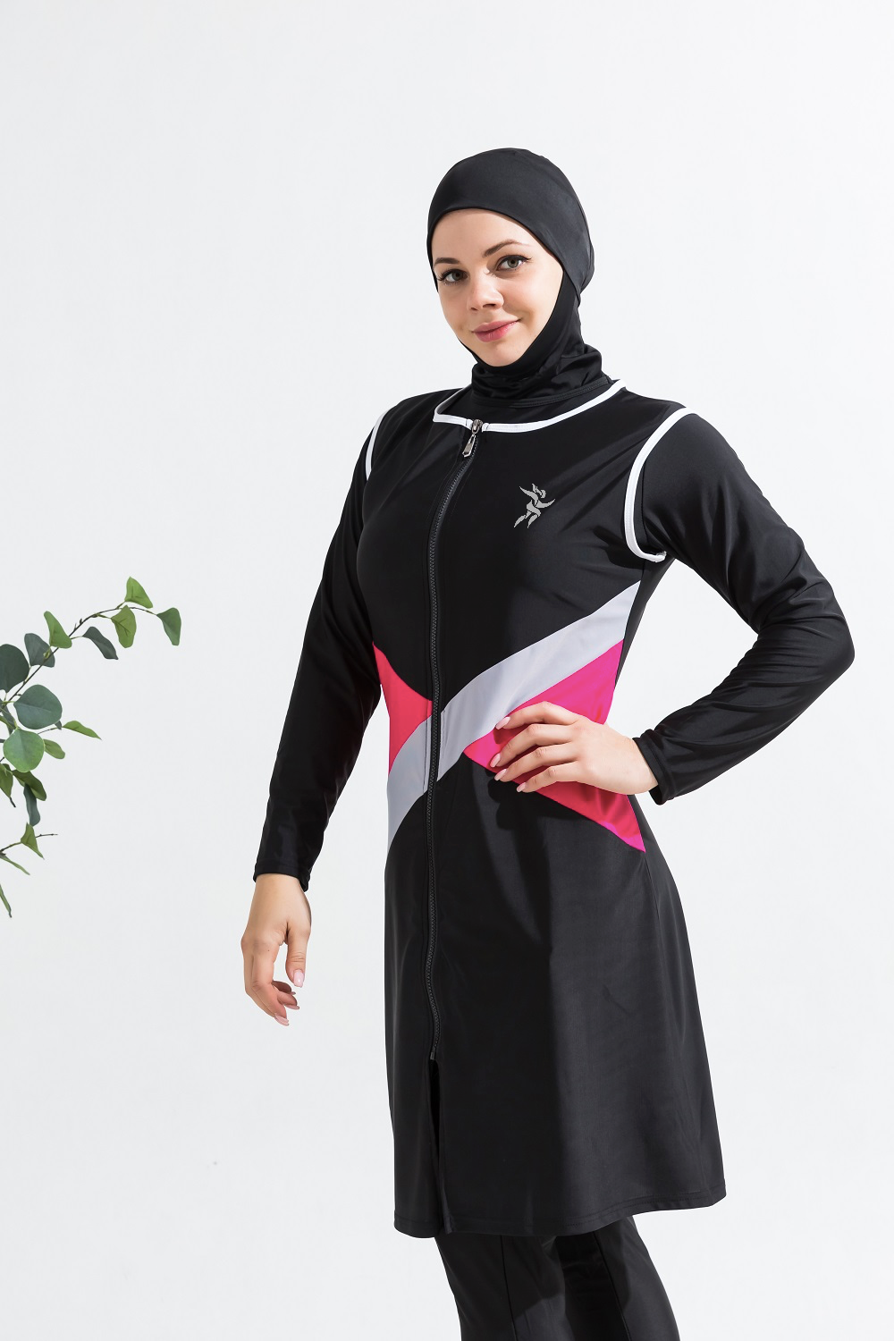 Aqua Flex Layered 4-piece Modest Swimwear Set