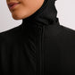 close up of the neck of aqua chic modest swimwear in black