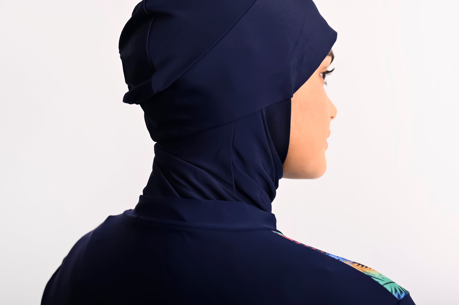 modest swimwear swim hijab in navy