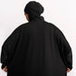back view of blooming black ultra modest swimdress