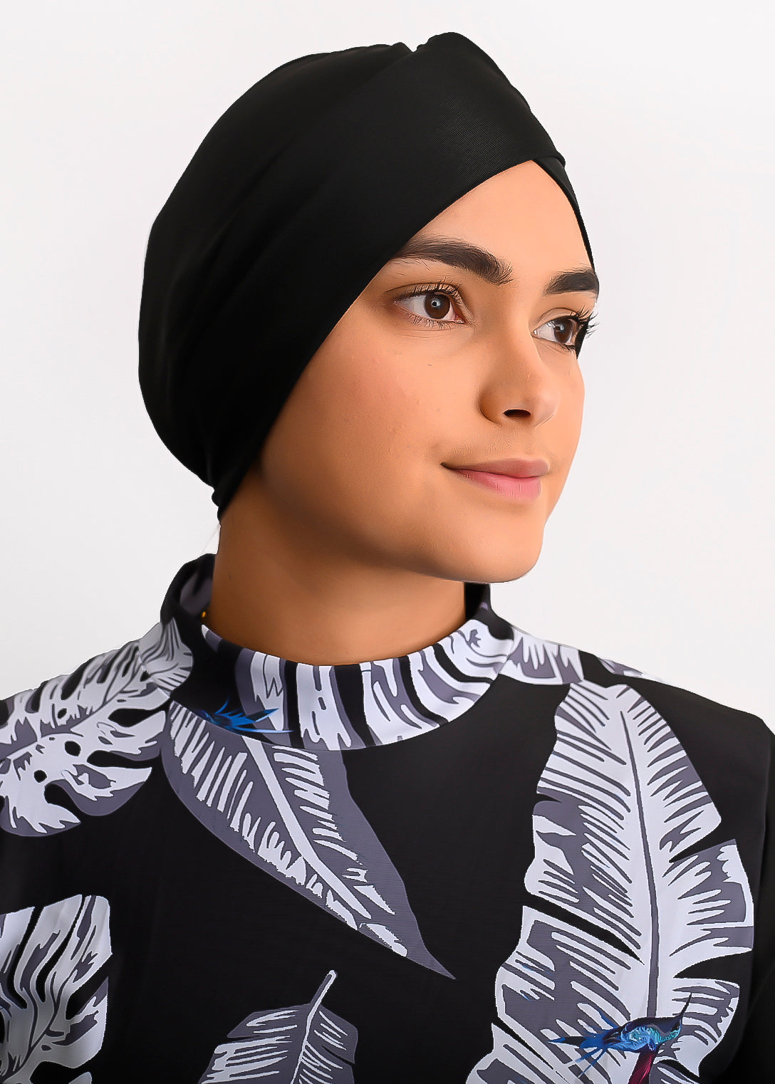 hummingbird_paradise_turban_swimsuit_black_turban